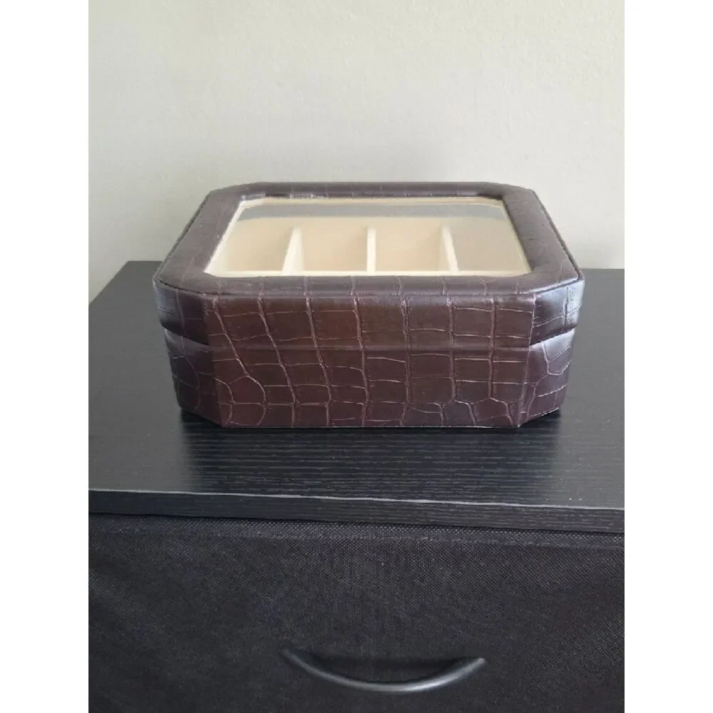 Mens Leather Jewerly Box
